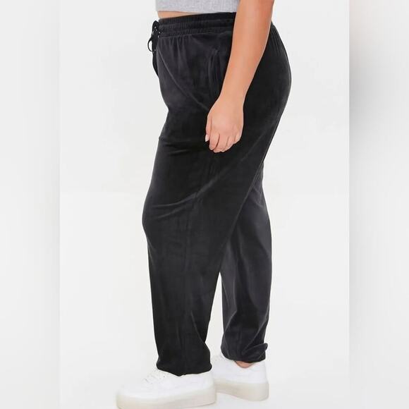 Calvin Klein Velour Wide Leg Sport Pants‎ plus size 2X New! - Picture 1 of 8